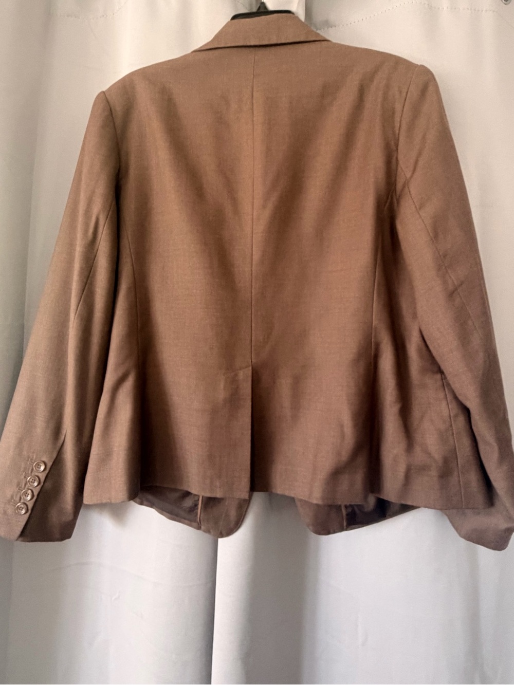 EUC Merona Brown Single-Button Tailored Blazer - Picture 2 of 6